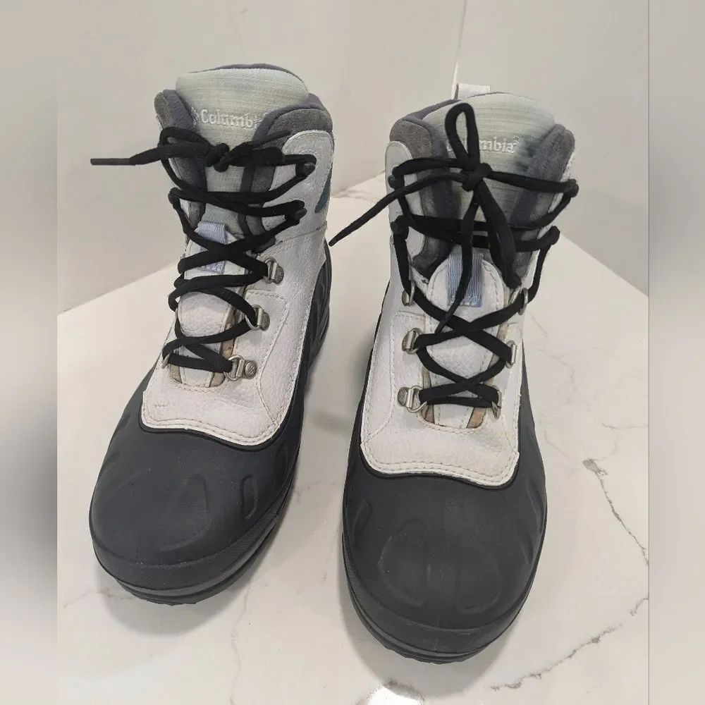 Columbia Bugabootoo ankle snow winter Boots size 6 waterproof warm fleece lined